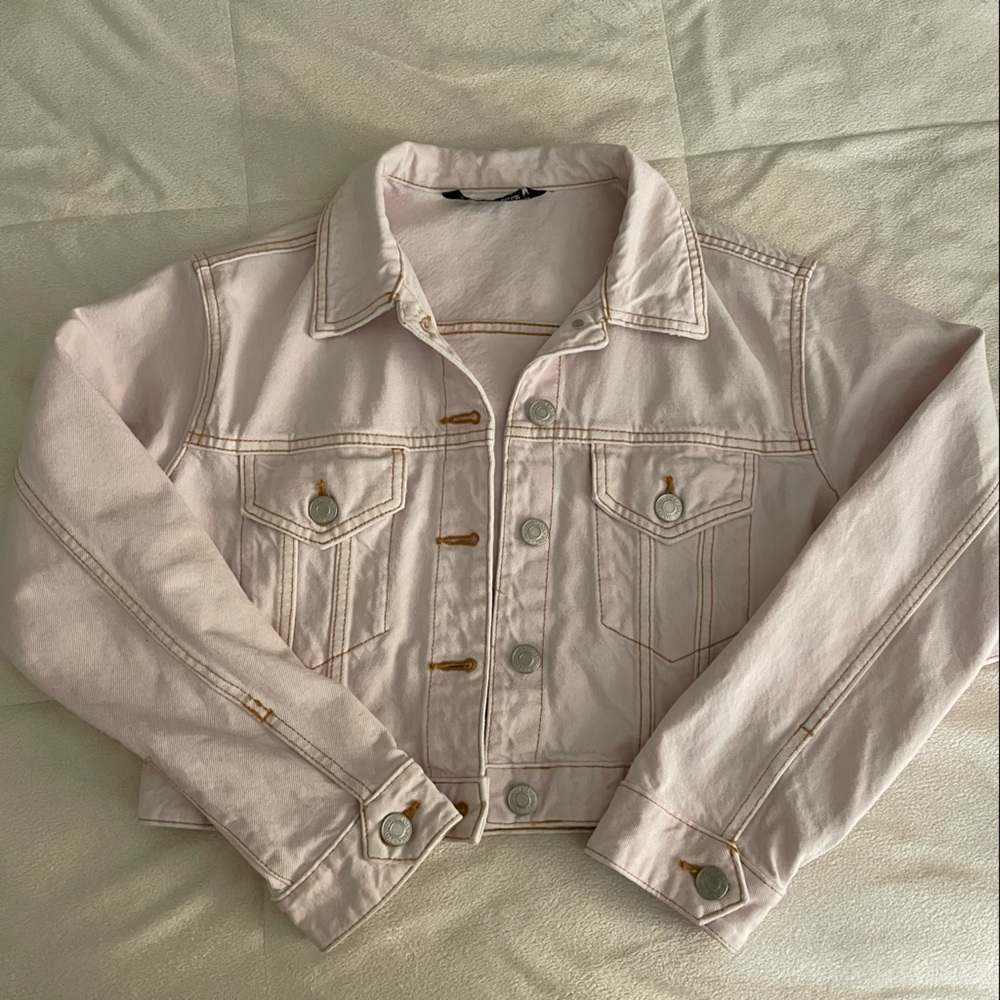 Zara Pink Denim Jacket